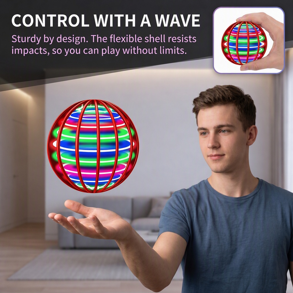 Magic Hand Control Flying Ball - Drone Kit Tricopter recension och pris