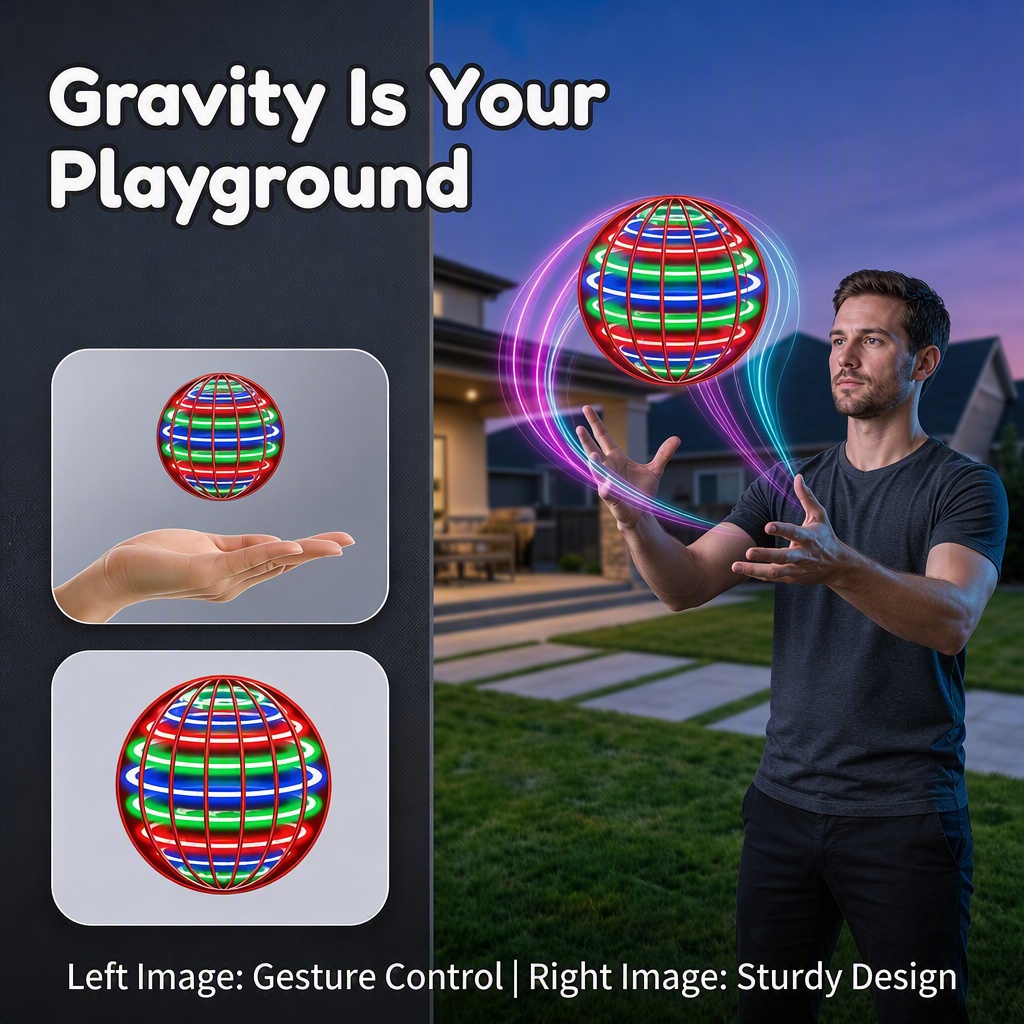 Magic Hand Control Flying Ball - Drone Kit Tricopter recension och pris