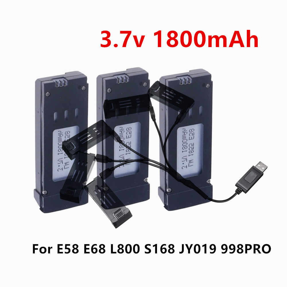 3.7V 1800mAh Drone Lithium Bat - Eachine Drone E58 recension och pris