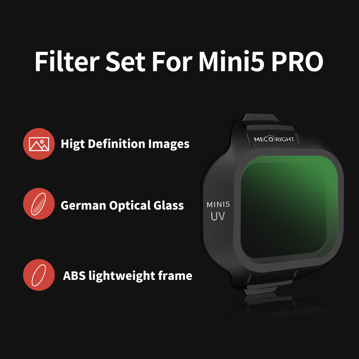 Mecoright Applies DJI Mini5 Pr - Drone Kit With Camera recension och pris